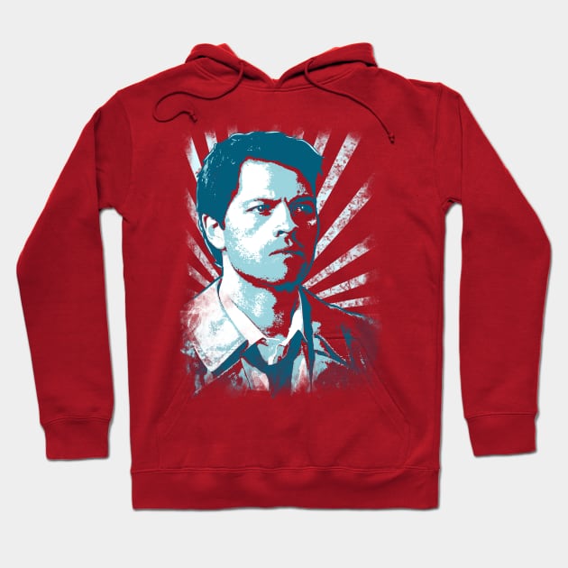 Castiel - Portrait Hoodie by Magmata